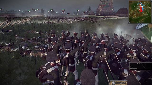 Battle of Borodino ( Part 1- Left Flank) - NTW 3 Napoleon Total War Historical Battle смотреть онлайн