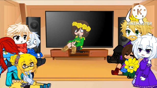 Undertale react to...//Gacha//Eng//Part 2 смотреть онлайн