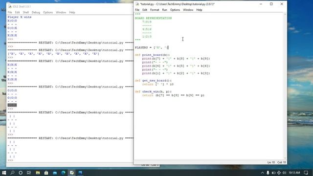 Learn python games - Learn to create Tic Tac Toe with a simple approach смотреть онлайн
