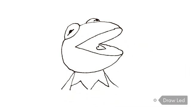 How to draw kermit the frog | MEME | Как нарисовать Кермит смотреть онлайн