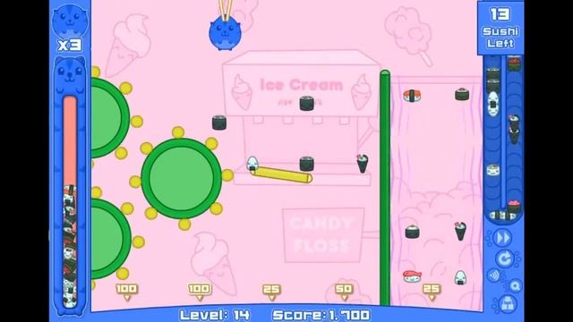 Суши Кот 2 - Sushi Cat (прохождение) смотреть онлайн