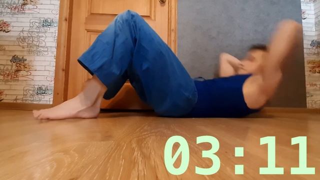 Убойная 6 минутная тренировка! Как тренироваться дома?Без оборудования! смотреть онлайн