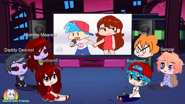 FNF Characters React to Friday Night Funkin' Memes Part 2 | Gacha Club смотреть онлайн
