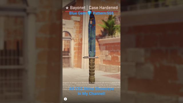 Bayonet | Case Hardened Blue Gem in Counter Strike 2 🔫🔥#cs2 #counterstrike #counter #csgo #skin смотреть онлайн