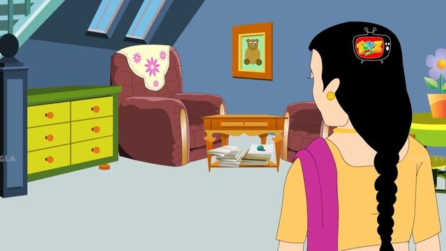 KAK KAHINI | Rupkathar Golpo | Fairy Tales | Thakurmar Jhuli | Bangla Cartoon | Bengali Animation смотреть онлайн