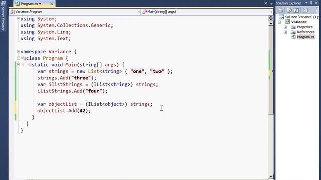 Covariance & Contravariance in C# 4.0 смотреть онлайн
