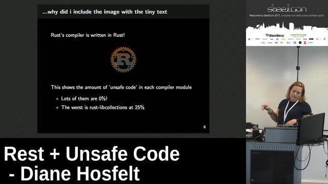 Lightning Talk: Rest + Unsafe Code by Diane Hosfelt смотреть онлайн