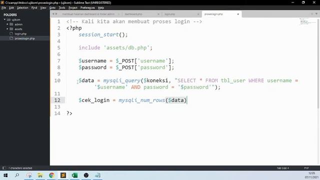 01 proses login PHP Mysqli | Tutorial CRUD PHP MYSQL смотреть онлайн
