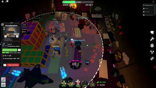 32 ACCELERATORS VS. WOX!! Tower Defense Simulator - ROBLOX смотреть онлайн