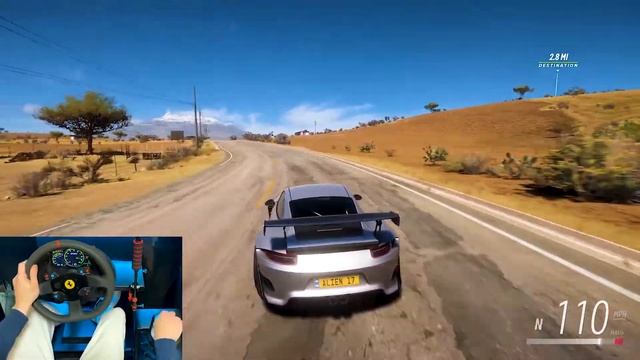 Forza Horizon 5 - Porsche GT2 RS | Drive with Thrustmaster T300 + TH8A смотреть онлайн