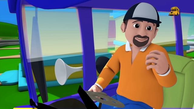 Wheels On The Bus | Nursery Rhymes | Songs For Children смотреть онлайн