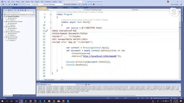 AngleSharp    NET Headless Browsing