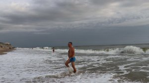 Шторм. Каспийское море. Махачкала