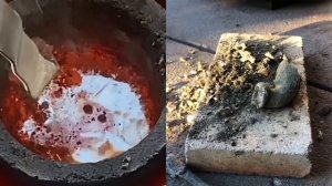 Huge 4KG Mirrored Bar - Bulk Brass Tap Casting - Trash To Treasure - ASMR Metal Melting BigStackD