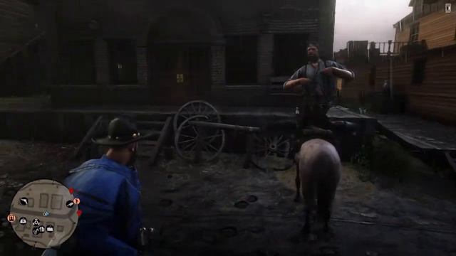 ЧЕЛОВЕК-КУРИЦА на лошади в RDR2! 🐔 смотреть онлайн