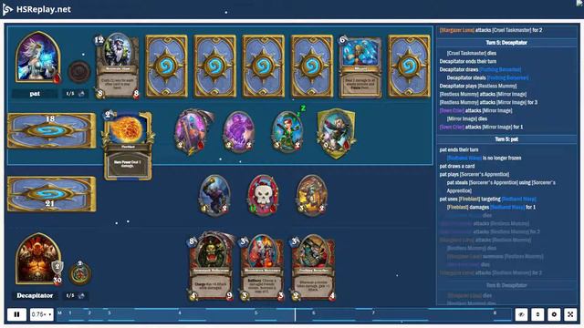 ProGaming - Hearthstone, Cyclone Mage(3) vs Aggro Warrior(3) by pat and Decapitator, Ranked - Sta.. смотреть онлайн