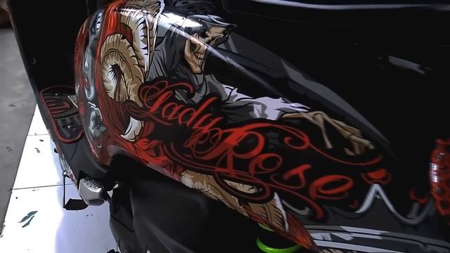 wooowww !!!! modifikasi cutting sticker 3d honda scoopy tema lady rose смотреть онлайн