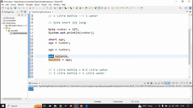 #5.1 Java Type Casting Concept Overview with Examples @CodersLive.netOfficial смотреть онлайн