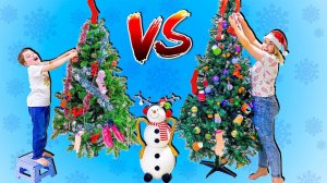 НАРЯДИ ЕЛКУ ЧЕЛЛЕНДЖ ! Света VS  Богдан