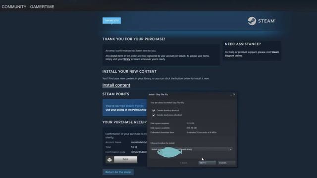 How to Buy a Game on Steam and Redeem a Gift Card - Slap the Fly смотреть онлайн