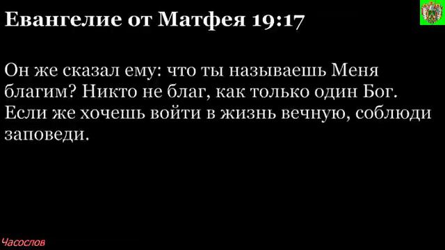 Аудиокнига. Библия. Новый Завет. ЕВАНГЕЛИЕ ОТ МАТФЕЯ. Глава 19 смотреть онлайн