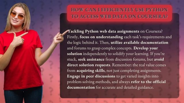 How Can I Efficiently Use Python to Access Web Data on Coursera? смотреть онлайн