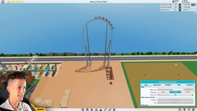 Building the MILLENNIUM FALCON Roller Coaster! | Theme Park Tycoon 2 • #18 смотреть онлайн
