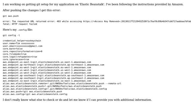 DevOps & SysAdmins: git aws.push returned error 403 (2 Solutions!!) смотреть онлайн