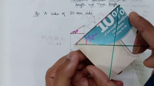 Relation between isometric length and true length (isometric projection ) Lecture 2 смотреть онлайн