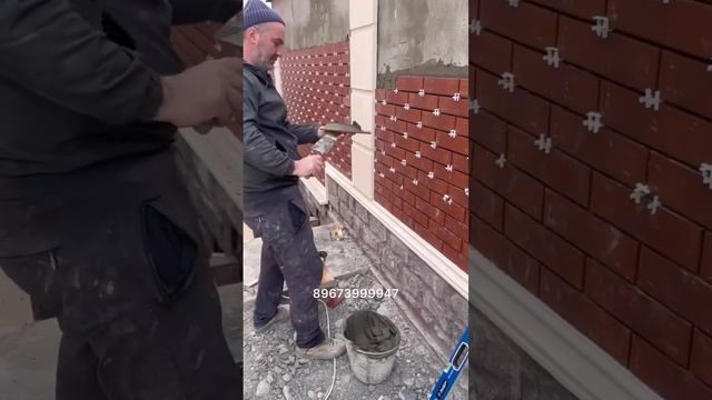 Облицовка клинкера с Дагестанским камнем.#клинкер #камень #мастера #хорошаяработа смотреть онлайн