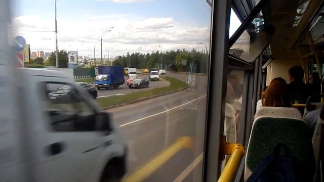 Поездка на автобусе ЛиАЗ-5292.22-01 Учебный № 17438 Маршрут № 296 Москва смотреть онлайн