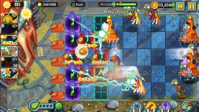 Plants vs zombies 2 free || Penny's Pursuit later, irrigator level 3 difficulty 2 смотреть онлайн
