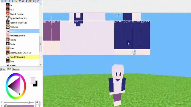 Minecraft Skin Timelapse #3 Killua [Hunter X Hunter] смотреть онлайн