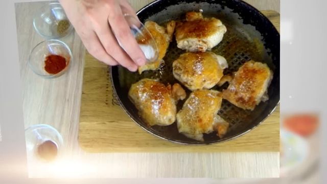 Жареные куриные бедрышки. Простые рецепты от wowfood.club смотреть онлайн