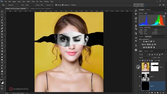 Torn Paper Effect | Photoshop Tutorial смотреть онлайн