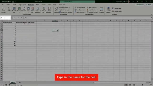 Using Named Ranges to easily reference important cells смотреть онлайн
