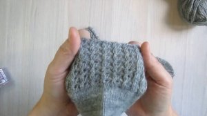 Ажурные носки спицами. Ализе superwash.