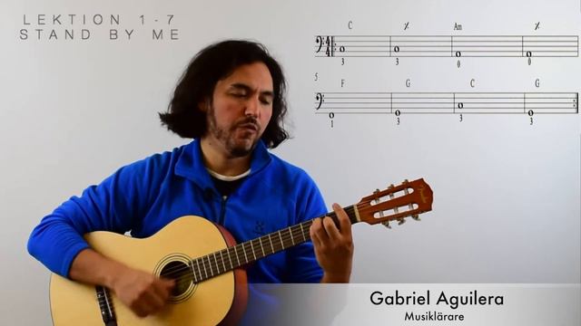 Lektion 1-7 Gitarr Stand by me смотреть онлайн