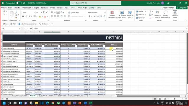 LECCIÓN 5 . VINCULAR HOJAS Y FUNCIONES DE BÚSQUEDA смотреть онлайн