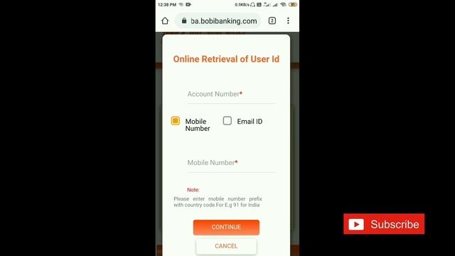 Bank of baroda forgot user id | how to get user id in bank of baroda | find user id in Bob online смотреть онлайн