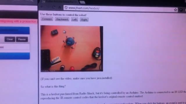 Control a Hexbug using Arduino and Pusher.com Websockets смотреть онлайн