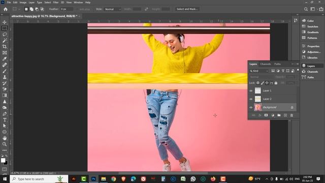 Pixel Stretch Effect in Photoshop CC 2023 | Pixel Stretch Photoshop смотреть онлайн