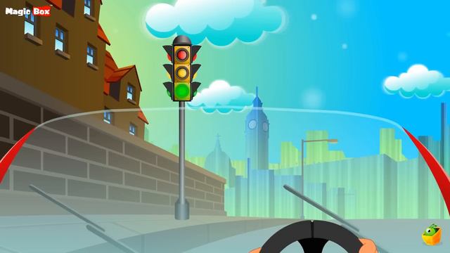 Twinkle Twinkle Traffic - English Nursery Rhymes - Cartoon/Animated Rhymes For Kids смотреть онлайн