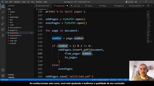 Python Manipulação de PDF com PyMuPDF ?? ?? Sessão I [Parte 11 de 14] #AT_PyMuPDF_PT смотреть онлайн