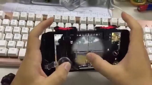 Джойстик для геймпада PUBG Moible L1 R1 для iPhone Android телефона смотреть онлайн
