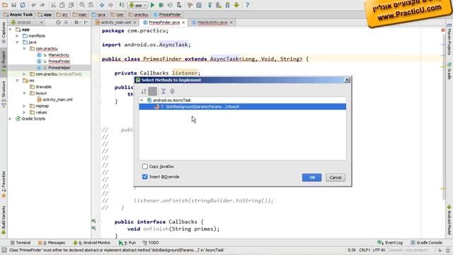 הסבר על Async Task смотреть онлайн