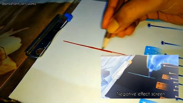Negative art | Independence day theme 2021 | Pencil color sketch | Prashant Art Works смотреть онлайн