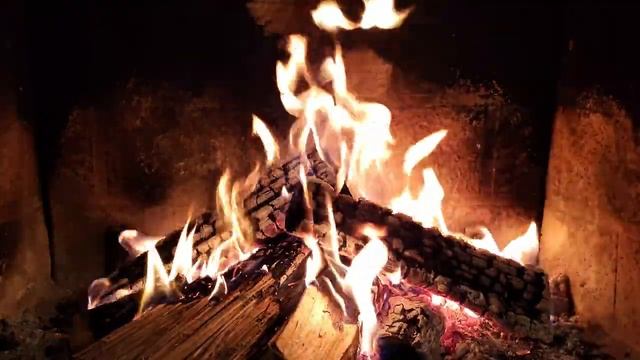 ?Fireplace 4K. Cozy Fireplace Sounds. Relaxing Fireplace With Burning Logs & Fire Sounds