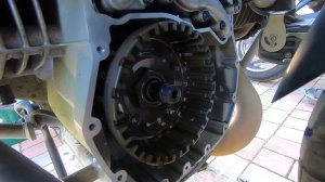 Ремонт корзины сцепления на жидком гусе BMW R1200GS 2014