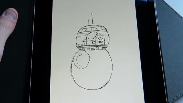 Sketching BB-8 Star Wars With The Wacom Bamboo Spark смотреть онлайн